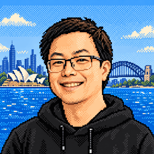 Pixel-art portrait of Ken Chen in Sydney